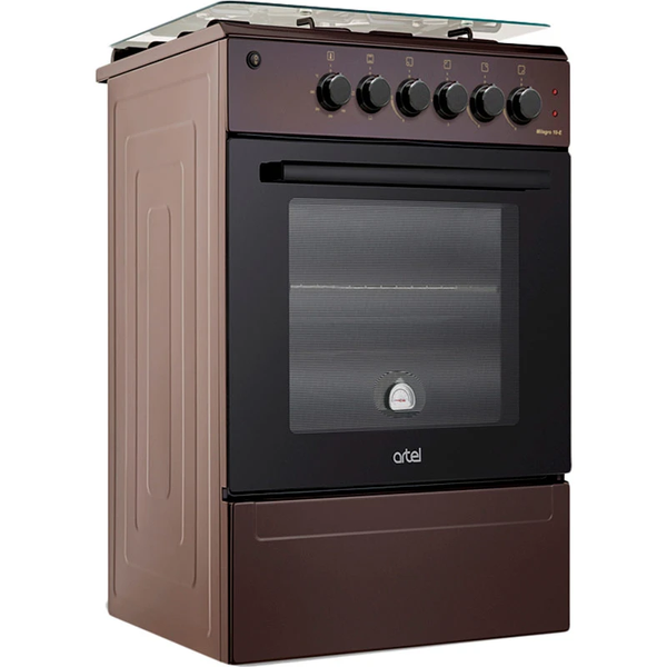 Плита комбінована ARTEL Milagro 50 10-E brown (газконтроль) 72252 фото