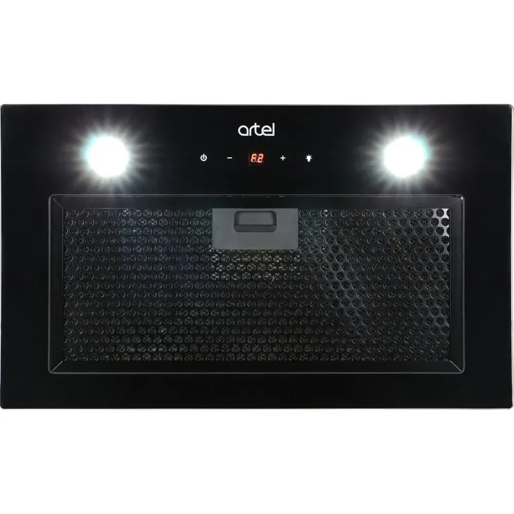 Вбудована витяжка Artel Art Canopi 550 Touch Black — Світло над варильною поверхнею